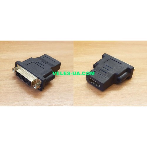 перехідник Гніздо HDMI х Гніздо DVI 24+5, gold (артикул: 08-2267.) перехідник Гніздо HDMI х Гніздо DVI 24+5, gold (артикул: 08-2267.)