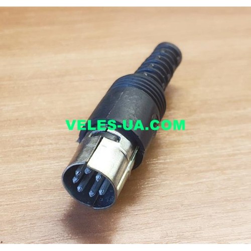 Штекер DIN 7pin 45% як ссср (імпорт) , під кабель (артикул: 08-2269.) Штекер DIN 7pin 45% як ссср (імпорт) , під кабель (артикул: 08-2269.)
