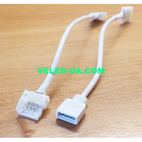 перехідник конектор для LED стрічки SMD5050 4pin х гніздо 4pin, кабель 0,15м (артикул: 08-2273.) перехідник конектор для LED стрічки SMD5050 4pin х гніздо 4pin, кабель 0,15м (артикул: 08-2273.)