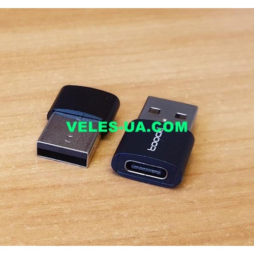перехідник Штекер USB-3.0 A x Гніздо Type-C 3.1, OTG (артикул: 08-2299.) перехідник Штекер USB-3.0 A x Гніздо Type-C 3.1, OTG (артикул: 08-2299.)