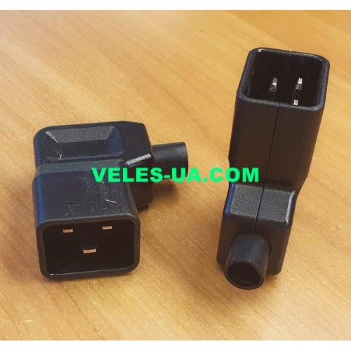 Штекер мережевий IBM 3pin під кабель, кутовий, IEC320-C20 (артикул: 08-2324.) Штекер мережевий IBM 3pin під кабель, кутовий, IEC320-C20 (артикул: 08-2324.)