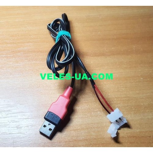 перехідник штекер USB A х конектор для LED стрічки SMD3528 з кабелем 2pin, 1м (артикул: 08-2357.) перехідник штекер USB A х конектор для LED стрічки SMD3528 з кабелем 2pin, 1м (артикул: 08-2357.)