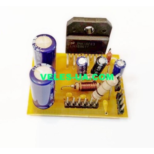Моно ПНЧ 70W на LM3886T(TF) з двополярним живленням (збірка) (артикул: 09-0214.) Моно ПНЧ 70W на LM3886T(TF) з двополярним живленням (збірка) (артикул: 09-0214.)