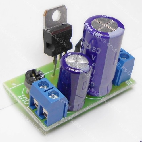 модуль Step-Down DC-DC, 1.0A, 1,25-30V, LM317 з мостом ESC , на зниження (артикул: 09-0243.) модуль Step-Down DC-DC, 1.0A, 1,25-30V, LM317 з мостом ESC , на зниження (артикул: 09-0243.)