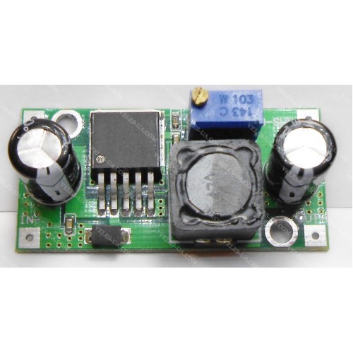 модуль Step-Down DC-DC, 3.0A, Uin=3.2-40V, Uout=1,25-35V, LM2596S, DSN2596L, на зниження (артикул: 09-0364.) модуль Step-Down DC-DC, 3.0A, Uin=3.2-40V, Uout=1,25-35V, LM2596S, DSN2596L, на зниження (артикул: 09-0364.)