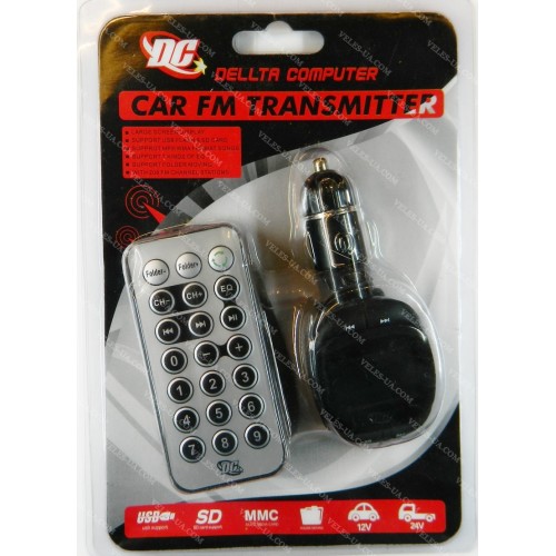 радіо-модулятор FM Modulator MP3 USB, відкриває папки, прогумований, model:Dellta computer DC-904 (артикул: 09-0401.) радіо-модулятор FM Modulator MP3 USB, відкриває папки, прогумований, model:Dellta computer DC-904 (артикул: 09-0401.)