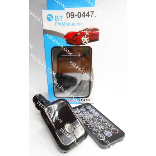 радіо-модулятор FM Modulator MP3 USB, model: S9 (артикул: 09-0447.) радіо-модулятор FM Modulator MP3 USB, model: S9 (артикул: 09-0447.)