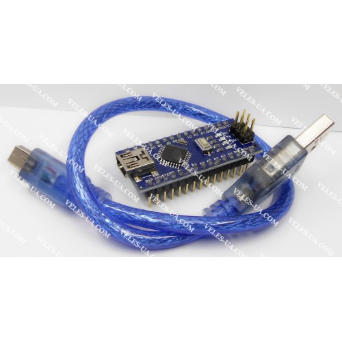модуль Arduino nano V3.0 Mega328 DCCduino з USB A-USB mini кабелем (артикул: 09-0458.) модуль Arduino nano V3.0 Mega328 DCCduino з USB A-USB mini кабелем (артикул: 09-0458.)