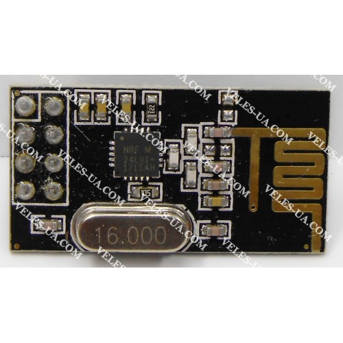 модуль Arduino_ Трансивер, приймач-передавач для Ардуіно 2.4GHz SI24R1 , модуль, NRF24L1 (артикул: 09-0470.) модуль Arduino_ Трансивер, приймач-передавач для Ардуіно 2.4GHz SI24R1 , модуль, NRF24L1 (артикул: 09-0470.)