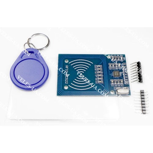 модуль Arduino_ RFID комплект з карткою та брелком доступу RC-522, модуль (артикул: 09-1007.) модуль Arduino_ RFID комплект з карткою та брелком доступу RC-522, модуль (артикул: 09-1007.)