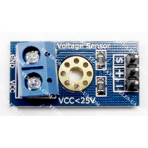 модуль Arduino_ Датчик напруги, Voltage Sensor U<25V, модуль (артикул: 09-1038.) модуль Arduino_ Датчик напруги, Voltage Sensor U<25V, модуль (артикул: 09-1038.)