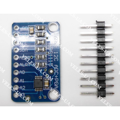 модуль Arduino_ АЦП CJMCU 16-біт I2C на ADS1115 (артикул: 09-1093.) модуль Arduino_ АЦП CJMCU 16-біт I2C на ADS1115 (артикул: 09-1093.)