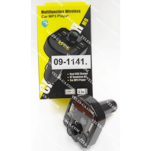 радіо-модулятор FM Modulator MP3 USB, корпус не гнучкий, model: M9 BT (артикул: 09-1141.) радіо-модулятор FM Modulator MP3 USB, корпус не гнучкий, model: M9 BT (артикул: 09-1141.)