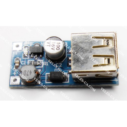 Стабілізатор напруги 5V, 0.6A, Uin=0.9-5V, Uout=5V, USB A (збірка) (артикул: 09-1159.) Стабілізатор напруги 5V, 0.6A, Uin=0.9-5V, Uout=5V, USB A (збірка) (артикул: 09-1159.)
