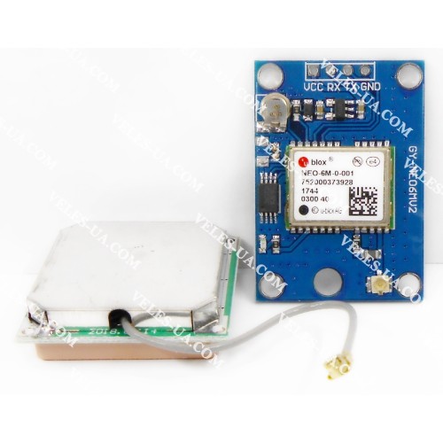 модуль Arduino_ GPS приймач GY-NEO6MV2 з антеною, модуль (артикул: 09-1168.) модуль Arduino_ GPS приймач GY-NEO6MV2 з антеною, модуль (артикул: 09-1168.)