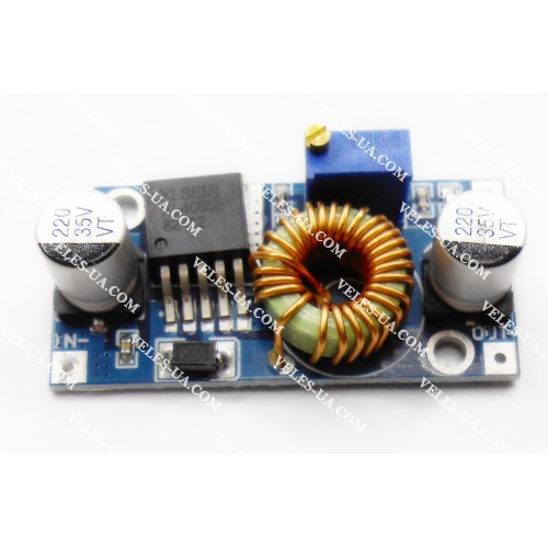 модуль Step-Down DC-DC, 5.0A, Uin=5-32V, Uout=0.8-24VA, XL4005E1, на зниження (артикул: 09-1176.) модуль Step-Down DC-DC, 5.0A, Uin=5-32V, Uout=0.8-24VA, XL4005E1, на зниження (артикул: 09-1176.)