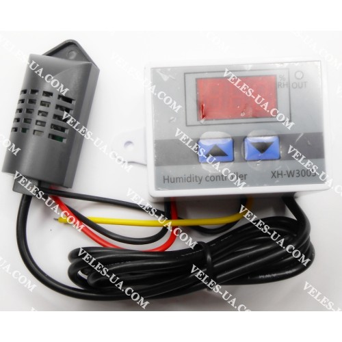 Регулятор вологості цифровий DC12V XH-W3005 в корпусі , Iout=150W, модуль (артикул: 09-1182.) Регулятор вологості цифровий DC12V XH-W3005 в корпусі , Iout=150W, модуль (артикул: 09-1182.)
