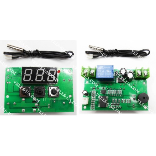 Терморегулятор цифровий DC12V, -50*C+110*C; NTC виносний; Iout=10A(relay), XH-W1301 (артикул: 09-1192.) Терморегулятор цифровий DC12V, -50*C+110*C; NTC виносний; Iout=10A(relay), XH-W1301 (артикул: 09-1192.)