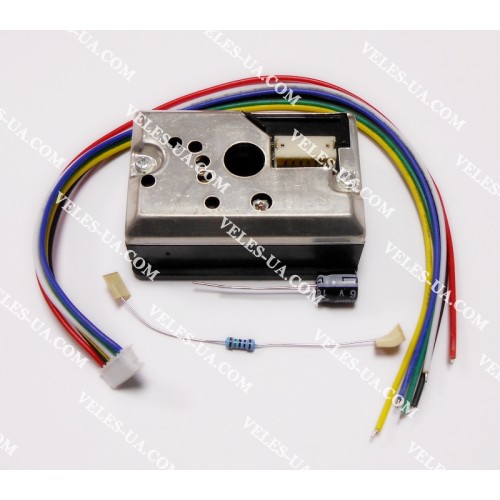 модуль Arduino_ Датчик оптичний, пилюки GP2Y1010AU0F з кабелем, модуль (артикул: 09-1293.) модуль Arduino_ Датчик оптичний, пилюки GP2Y1010AU0F з кабелем, модуль (артикул: 09-1293.)