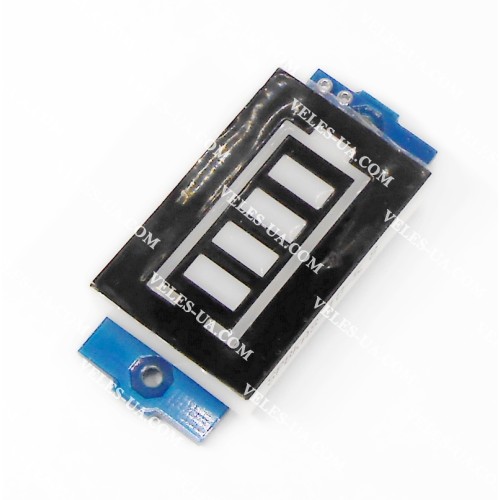 Індикатор заряду акумулятора, 8.4V 2S, Uсс=6.6-8.4V, BL, XW228DKFR4 (артикул: 09-1344.) Індикатор заряду акумулятора, 8.4V 2S, Uсс=6.6-8.4V, BL, XW228DKFR4 (артикул: 09-1344.)