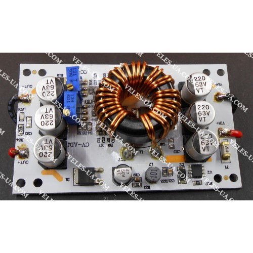 модуль Step-UP DC-DC, 10A, Uin=10-60V, Uout= 12-60V, 600W , на підвищення (артикул: 09-1353.) модуль Step-UP DC-DC, 10A, Uin=10-60V, Uout= 12-60V, 600W , на підвищення (артикул: 09-1353.)