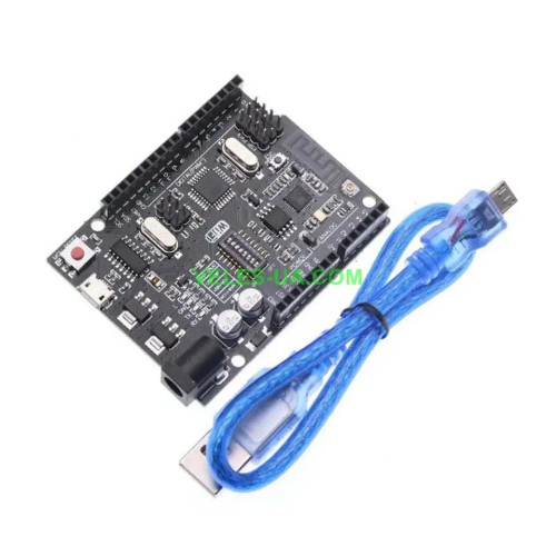 модуль Arduino UNO R3 Mega328 DCCduino, WiFi ESP8266, mikroUSB (артикул: 09-1466.) модуль Arduino UNO R3 Mega328 DCCduino, WiFi ESP8266, mikroUSB (артикул: 09-1466.)