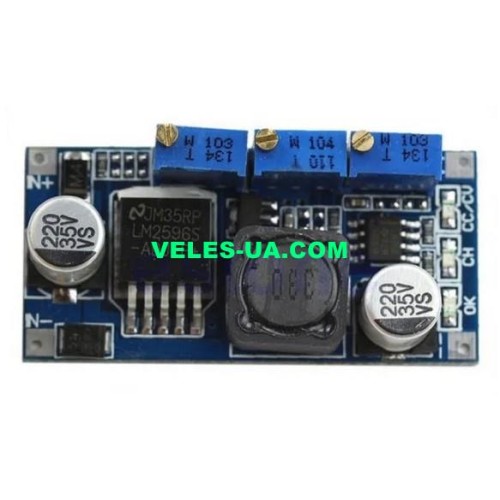 модуль Step-Down DC-DC, 3.0A, Uin=7-35V, Uout=1.25-30V, LM2596S-ADJ, на зниження (артикул: 09-1495.) модуль Step-Down DC-DC, 3.0A, Uin=7-35V, Uout=1.25-30V, LM2596S-ADJ, на зниження (артикул: 09-1495.)