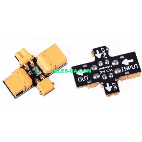 плата запобіжника Smoke Stopper 1-6S 30V XT30 XT60 для моделі дрона RC FPV, модуль (артикул: 09-1516.) плата запобіжника Smoke Stopper 1-6S 30V XT30 XT60 для моделі дрона RC FPV, модуль (артикул: 09-1516.)