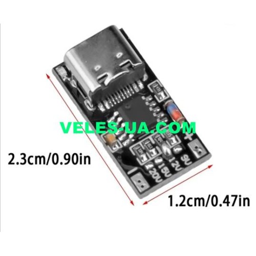 ЗП Li-Ion акум., Тригер напруги Type-C PD2.0/PD3.0, QC2.0/QC3.0, AFC FCP стаб., max5A ,перетворювач (артикул: 09-1525.) ЗП Li-Ion акум., Тригер напруги Type-C PD2.0/PD3.0, QC2.0/QC3.0, AFC FCP стаб., max5A ,перетворювач (артикул: 09-1525.)
