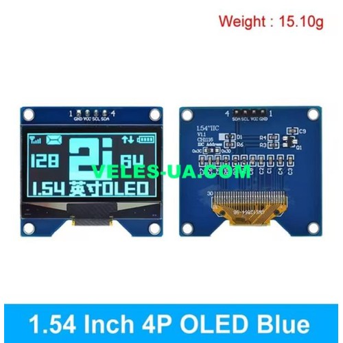 модуль Arduino_ Дісплей OLED графічний SSD1306 I2C 4p 0.96 модуль Arduino_ Дісплей OLED графічний SSD1306 I2C 4p 0.96