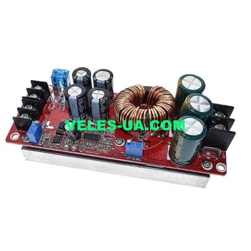 модуль Step-UP DC-DC, 20A, Uin=8-60V, Uout= 12-83V, 1200W , на підвищення (артикул: 09-1569.) модуль Step-UP DC-DC, 20A, Uin=8-60V, Uout= 12-83V, 1200W , на підвищення (артикул: 09-1569.)