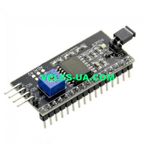 модуль Arduino_ Інтерфейс IIC I2C SPI, для роботи з ЖК-дисплеями 1602 та 2004 (артикул: 09-1584.) модуль Arduino_ Інтерфейс IIC I2C SPI, для роботи з ЖК-дисплеями 1602 та 2004 (артикул: 09-1584.)