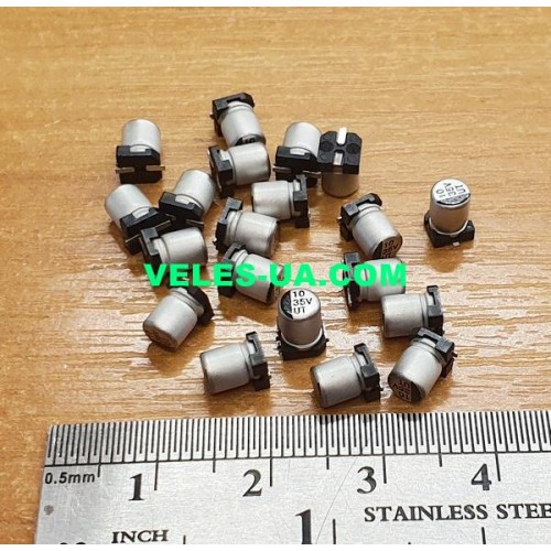 конденсатор 10 mkF x 35V 105C 4х5.4 SMD (артикул: 10-0819) конденсатор 10 mkF x 35V 105C 4х5.4 SMD (артикул: 10-0819)