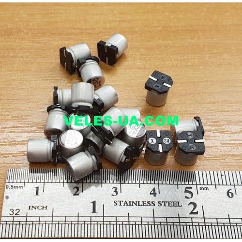 конденсатор 47 mkF x 50V 105C 6,3х7,7 SMD (артикул: 10-0841) конденсатор 47 mkF x 50V 105C 6,3х7,7 SMD (артикул: 10-0841)