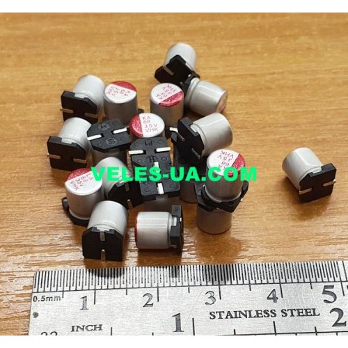 конденсатор 68 mkF x 35V 105C 6,3х7,7 SMD (артикул: 10-0842) конденсатор 68 mkF x 35V 105C 6,3х7,7 SMD (артикул: 10-0842)