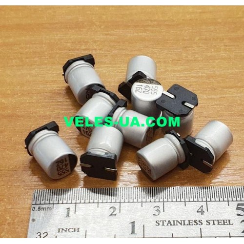 конденсатор 470 mkF x 16V 105C 8х10,5 SMD (артикул: 10-0862) конденсатор 470 mkF x 16V 105C 8х10,5 SMD (артикул: 10-0862)