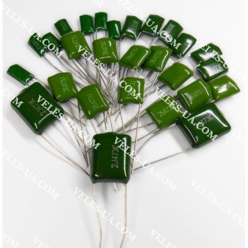 конденсатор полістірол 3n3 100V 2A (±5%) CL-11 плівка зел. (артикул: 10-2904) конденсатор полістірол 3n3 100V 2A (±5%) CL-11 плівка зел. (артикул: 10-2904)