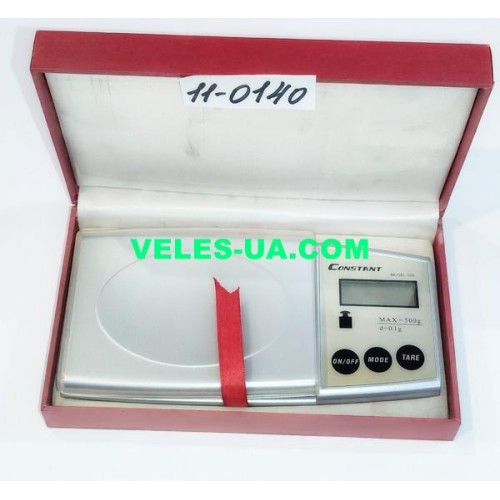 Ваги 500g x 0,1g A01 (в червоній коробці) (артикул: 11-0140) Ваги 500g x 0,1g A01 (в червоній коробці) (артикул: 11-0140)