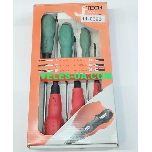 набір викруток JTECH 6шт (артикул: 11-0323) набір викруток JTECH 6шт (артикул: 11-0323)
