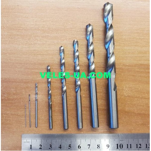 сверло d= 0,55mm L=23mm метал P6M5 (артикул: 11-2501) сверло d= 0,55mm L=23mm метал P6M5 (артикул: 11-2501)