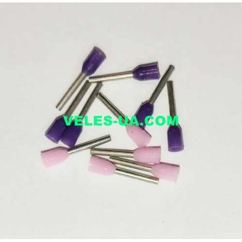 Накінечник d1,2mm L12mm на дріт 0,25 кв.мм. (артикул: 17-0701.) Накінечник d1,2mm L12mm на дріт 0,25 кв.мм. (артикул: 17-0701.)