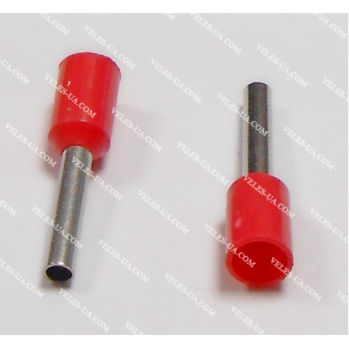 Накінечник d2,1mm L15mm на дріт 1,50 кв.мм. (артикул: 17-0706.) Накінечник d2,1mm L15mm на дріт 1,50 кв.мм. (артикул: 17-0706.)