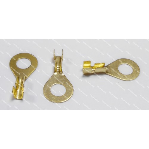 Клема тип ''O'' d6,2mm на дріт 0,5-0,8кв,мм GOLD не ізольоване (артикул: 17-0904.) Клема тип ''O'' d6,2mm на дріт 0,5-0,8кв,мм GOLD не ізольоване (артикул: 17-0904.)