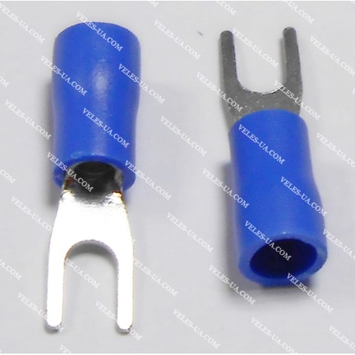 Клема тип''U'' d3,7mm на дріт 1,5-2,5кв,мм, ізольована BL (артикул: 17-1205.) Клема тип''U'' d3,7mm на дріт 1,5-2,5кв,мм, ізольована BL (артикул: 17-1205.)