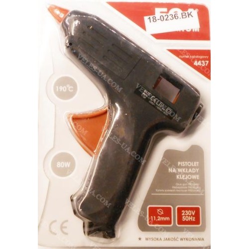 Клеючий пістолет 80W, під клей 11мм, чорний, GM-ME-02 Pistola Termosellar (артикул: 18-0236.BK) Клеючий пістолет 80W, під клей 11мм, чорний, GM-ME-02 Pistola Termosellar (артикул: 18-0236.BK)