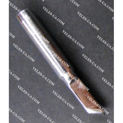 Жало до паяльної станції d=6,4mm\4mm L=45mm N9-5 (як ніж зрізаний) (артикул: 18-0267.) Жало до паяльної станції d=6,4mm\4mm L=45mm N9-5 (як ніж зрізаний) (артикул: 18-0267.)