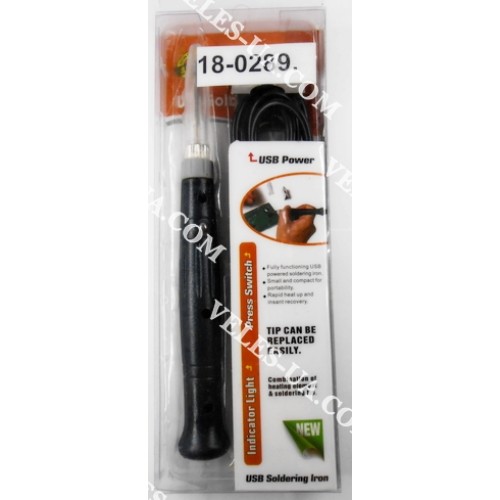 Паяльник 8W 5,0V DC USB від порта, HandsKit BT-8U (артикул: 18-0289.) Паяльник 8W 5,0V DC USB від порта, HandsKit BT-8U (артикул: 18-0289.)