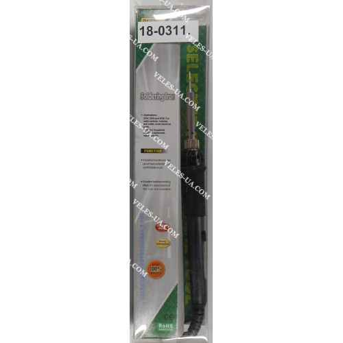 Паяльник з регуліровкою, ZD735 (220V, 60W, 200-480С) керамічний нагрівач (артикул: 18-0311.) Паяльник з регуліровкою, ZD735 (220V, 60W, 200-480С) керамічний нагрівач (артикул: 18-0311.)