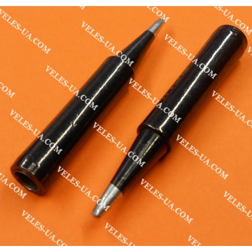 Жало до паяльної станції d=6,2mm\4.3mm L=42mm YIHUA Black tips-T-1.6D (конус плаский) (артикул: 18-0316.) Жало до паяльної станції d=6,2mm\4.3mm L=42mm YIHUA Black tips-T-1.6D (конус плаский) (артикул: 18-0316.)