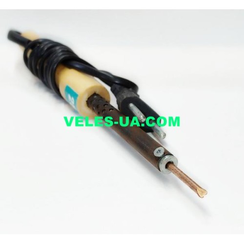 Паяльник 25W 220V UA дерево (Харків) (артикул: 18-0326.) Паяльник 25W 220V UA дерево (Харків) (артикул: 18-0326.)